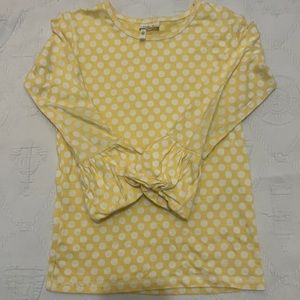 Matilda Jane yellow puffer shirt. Size 10.